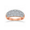 Churumbela Oro Rosa 10k, MicroPavé de Zirconia