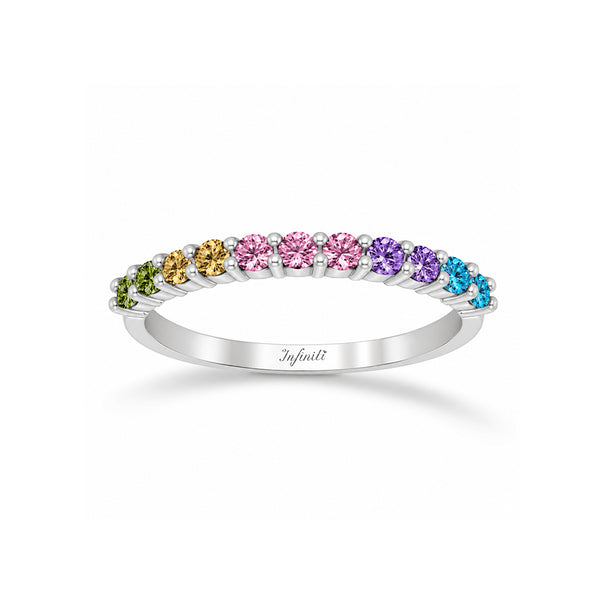 Churumbela Oro Blanco 10k - Arcoiris de Piedras