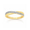 Argolla Oro 10k - Infinito con Zirconias, 3.75 mm