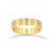 Argolla Oro 10k - Combinada con Zirconias 5 mm