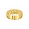 Argolla Oro 10k - Texturizada 6 mm Ancho