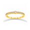 Anillo Oro 10k - Zirconia Blanca