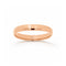 Argolla Oro Rosa 10k/14k - 3 mm Lisa Media Caña con Confort