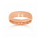 Argolla Oro Rosa 10k/14k - 5 mm Lisa Media Caña con Confort