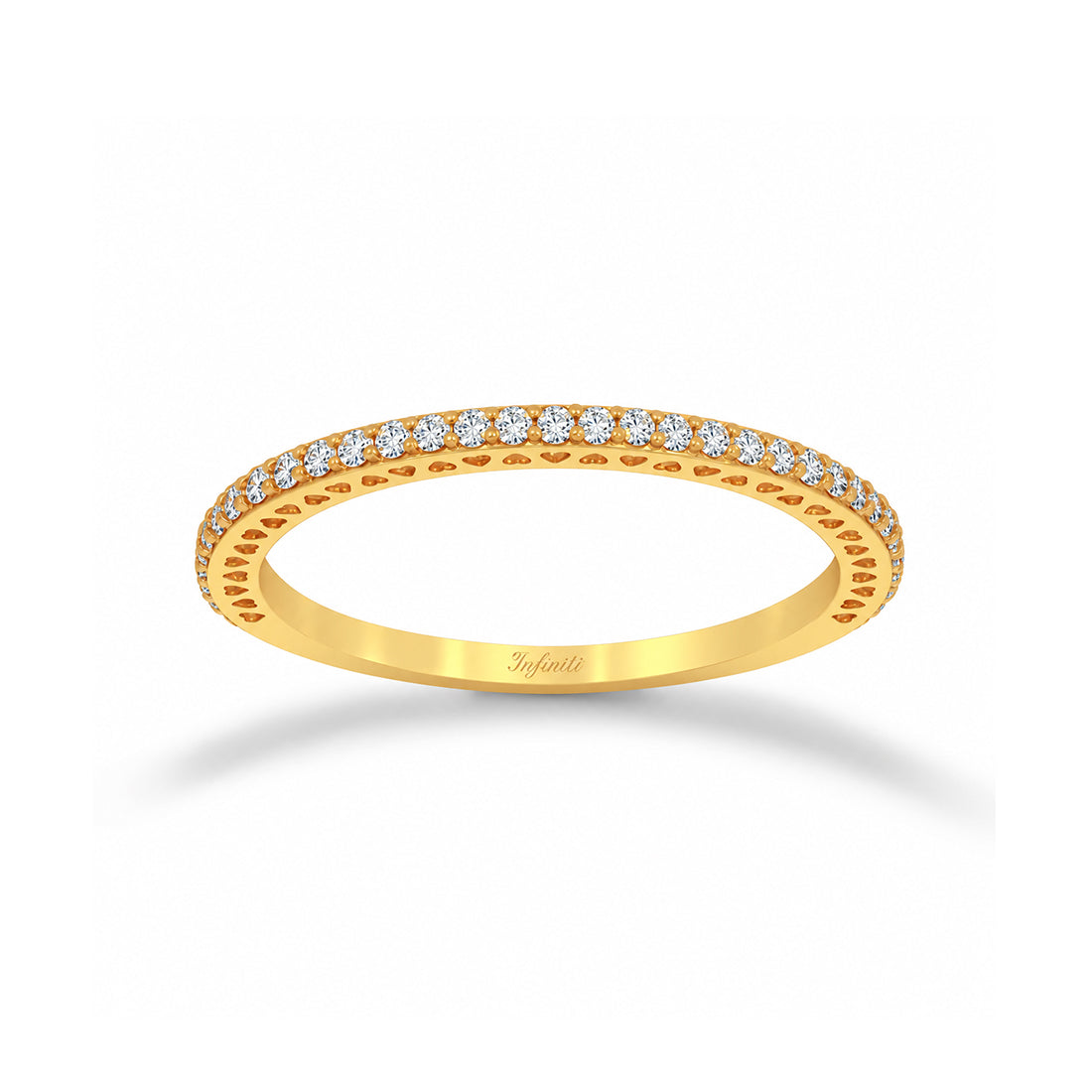 Churumbela Oro 10k - Zirconias 1.00 mm Diámetro
