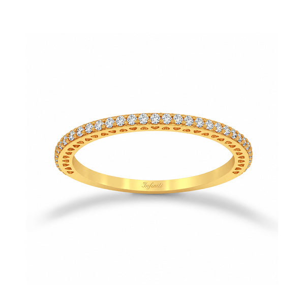 Churumbela Oro 10k - Zirconias 1.00 mm Diámetro