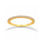Churumbela Oro 10k - Zirconias 1.00 mm Diámetro