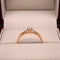 Anillo Oro Rosa 14k - Diamante Natural de 0.05 CT