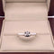 Anillo Oro Blanco 14k - Diamante Natural 0.10 CTW