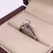 Anillo Oro Blanco 14k - Diamante Natural 0.10 CTW
