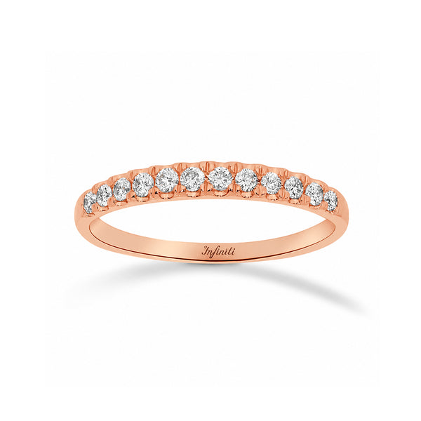 Churumbela Oro Rosa 14k - Diamantes Naturales 0.25 CTW