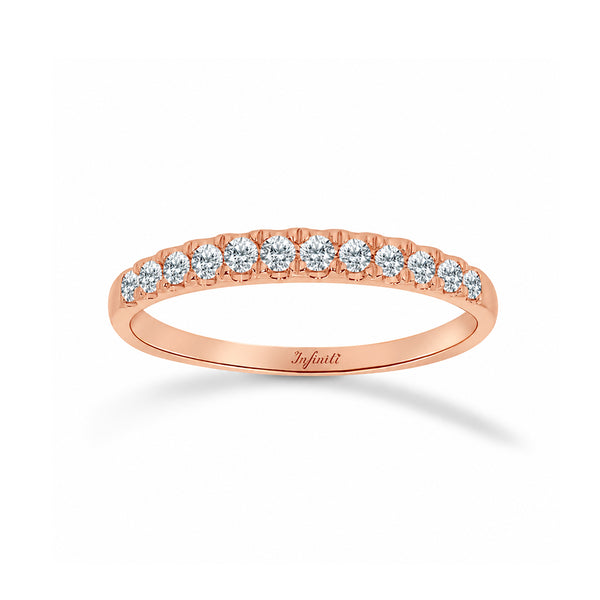 Churumbela Oro Rosa 14k - Diamante Natural de 0.15 CTW