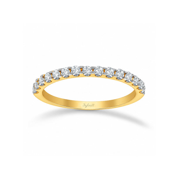Churumbela Oro 14k- Pavé Diamante Natural de 0.45 CTW
