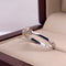 Anillo Solitario Oro Blanco 14k - Diamante Natural de 0.05 CT