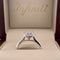 Anillo Oro Blanco 14k - Halo con Diamante Natural 0.48 CTW