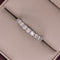 Churumbela Oro Blanco 14k - Pavé Diamante Natural de 0.54 CTW