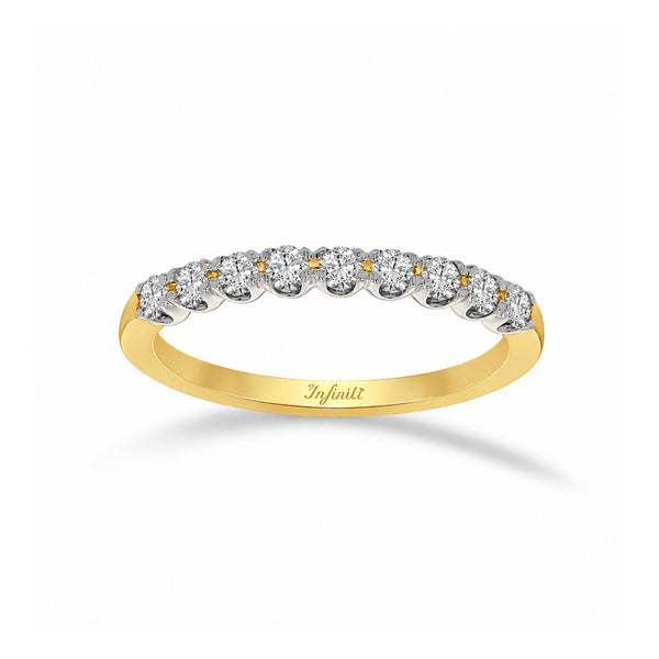 Churumbela Oro 14k - Pavé Diamante Natural de 0.54 CTW