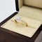 Anillo Oro Amarillo 14k - Diamante Natural Corte Esmeralda 0.31 CTW