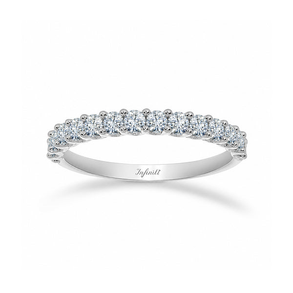 Churumbela Oro Blanco 14k - Forma U con 50 pts Totales