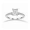 Anillo Oro Blanco 14k - 1.20 CTW Diamante de Laboratorio IGI