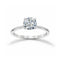 Anillo Oro Blanco 14k - 1.00 CT Diamante de Laboratorio IGI