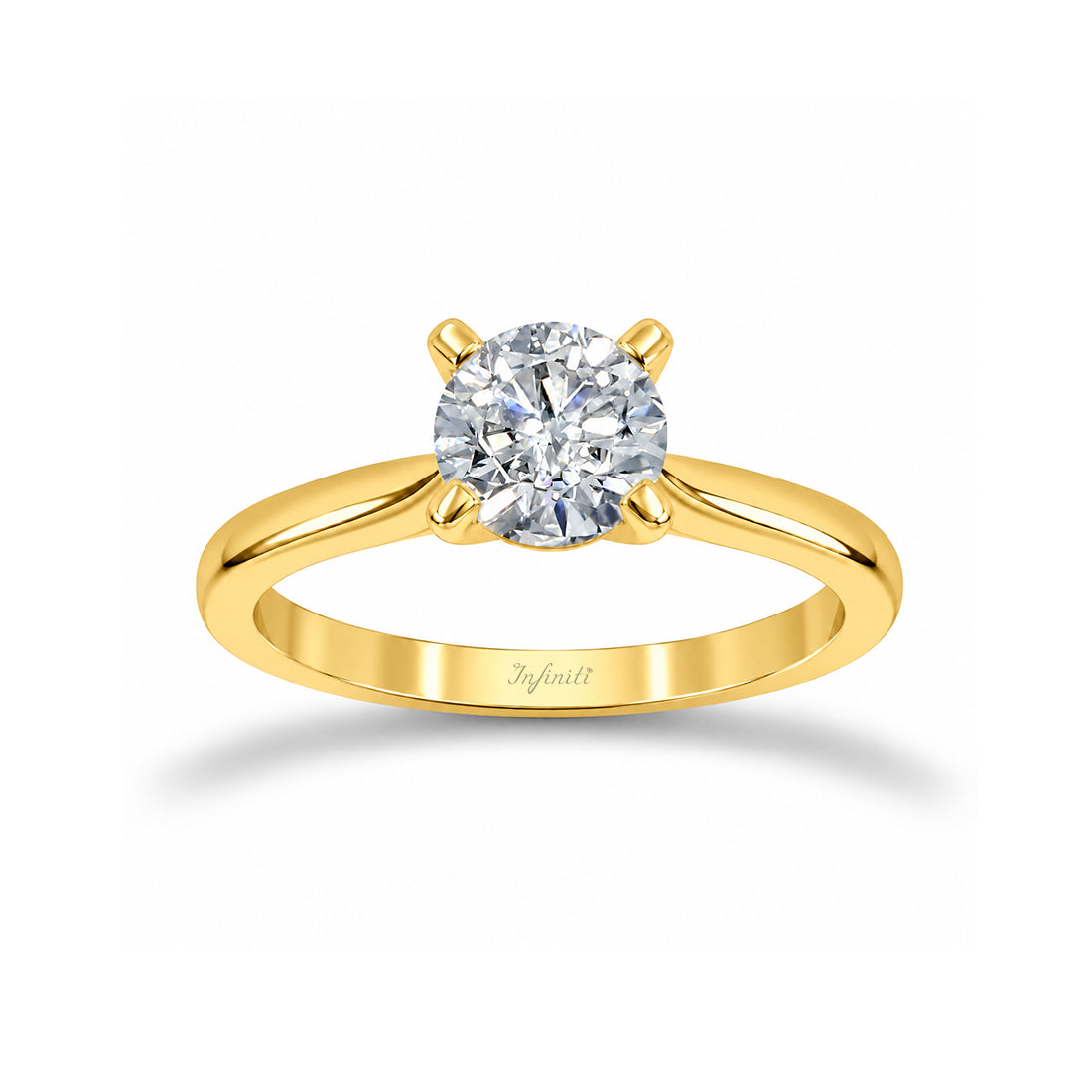 Anillo Oro 14k - 1.50 CT Diamante de Laboratorio IGI
