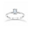 Anillo Oro Blanco 14k - 0.50 CT Diamante de Laboratorio IGI