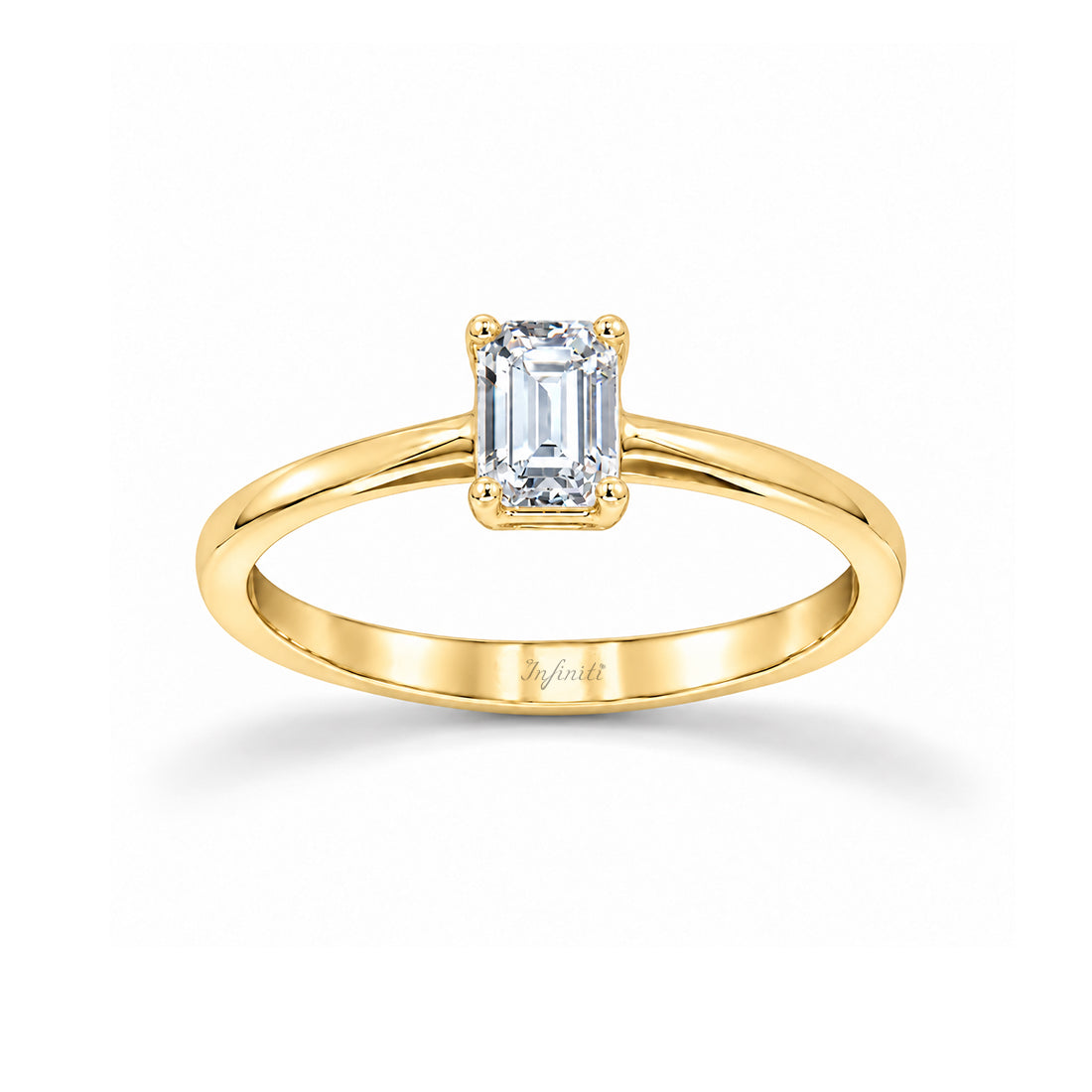 Anillo Oro 14k - 0.50 CT Diamante de Laboratorio IGI