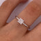 Anillo Oro Blanco 14k - 0.50 CT Diamante de Laboratorio IGI