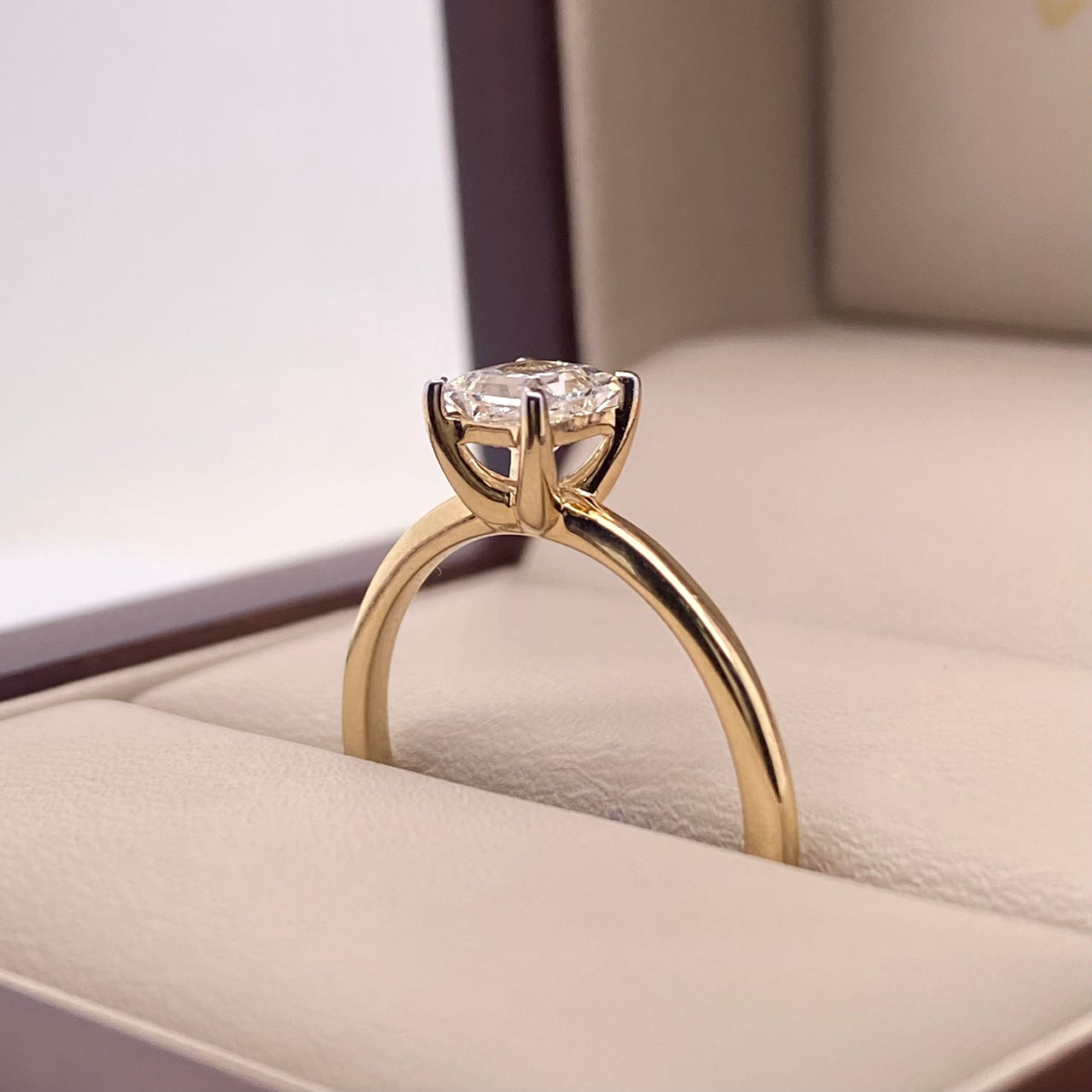 Anillo Oro 14k - 0.50 CT Diamante de Laboratorio IGI
