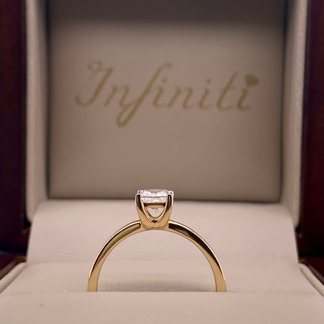 Anillo Oro 14k - 0.50 CT Diamante de Laboratorio IGI