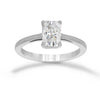 Anillo Oro Blanco 14k - 1.00 CT Diamante de Laboratorio IGI
