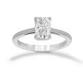 Anillo Oro Blanco 14k - 1.00 CT Diamante de Laboratorio IGI