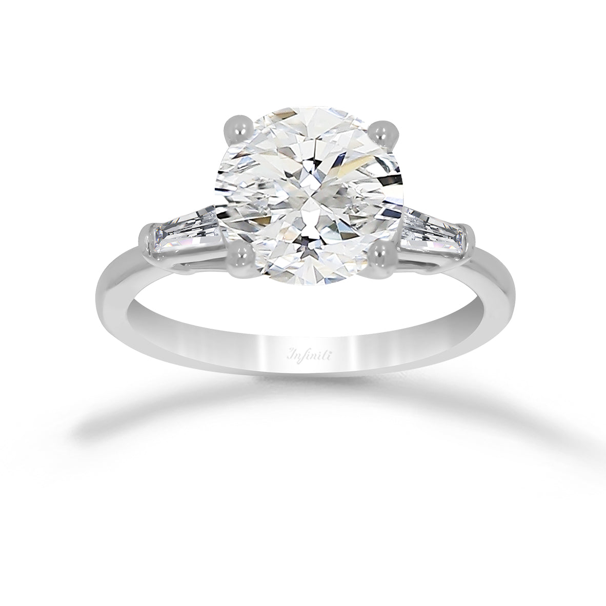 Anillo Oro 14k - 2.10 CTW Diamante de Laboratorio IGI