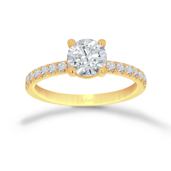Anillo Oro 14k - 1.35 CTW Diamante de Laboratorio