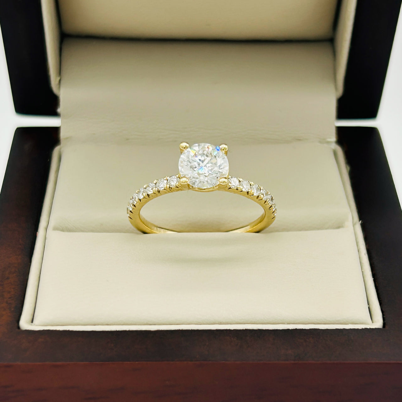 Anillo Oro 14k - 1.35 CTW Diamante de Laboratorio