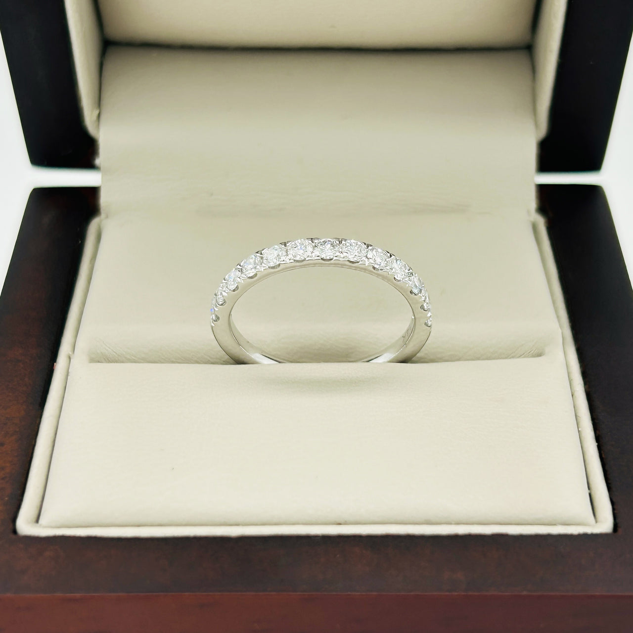 Churumbela Oro Blanco 14k - Diamantes Laboratorio de 0.52 CTW