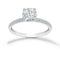 Anillo Oro Blanco 14k - 1.18 CTW Diamante Laboratorio y Natural