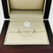 Anillo Oro Blanco 14k - 1.18 CTW Diamante Laboratorio y Natural