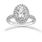 Anillo Oro Blanco 14k - 2.40 CTW Diamante de Laboratorio IGI