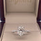 Anillo Oro Blanco 14k - 2.30 CTW Diamante de Laboratorio IGI