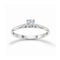 Anillo Oro Blanco 14k - 0.19 CT Diamante de Laboratorio