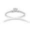 Anillo Oro Blanco 14k - 0.19 CT Diamante de Laboratorio