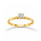 Anillo Oro 14k - 0.19 CT Diamante de Laboratorio