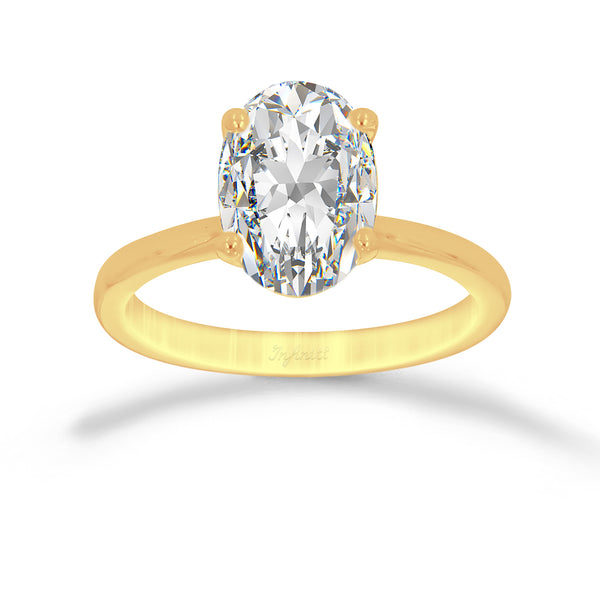 Anillo Oro 14k - 2.00 CT Diamante de Laboratorio IGI