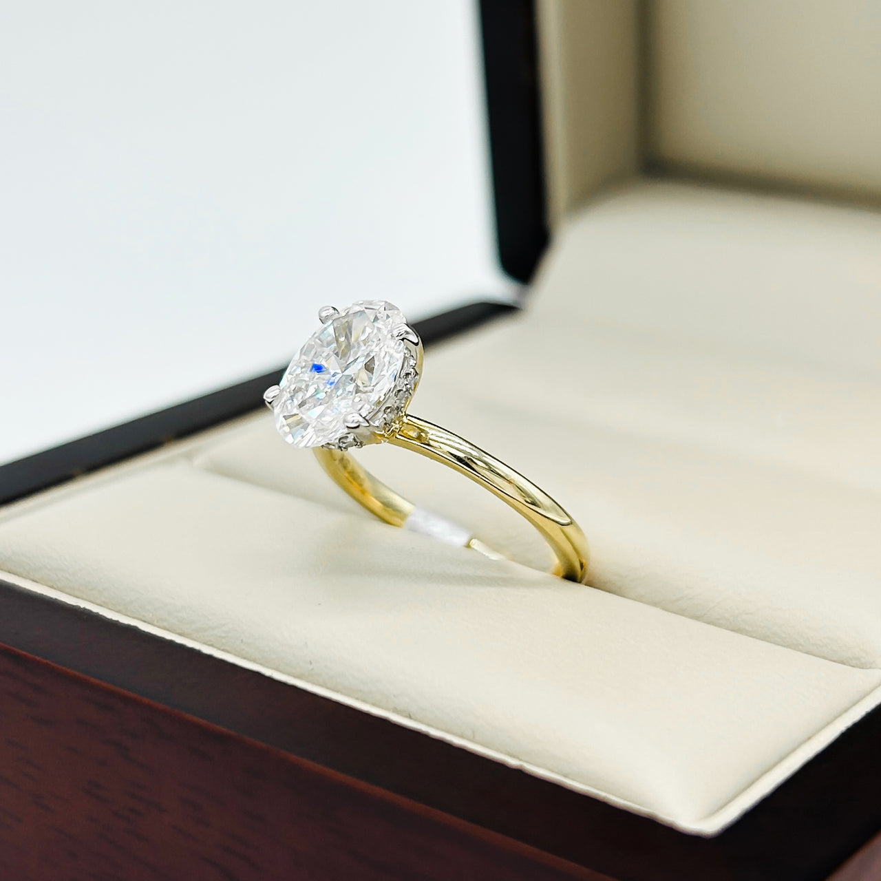 Anillo Oro 14k - 2.00 CT Diamante de Laboratorio IGI