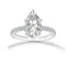 Anillo Oro Blanco 14k - 2.30 CTW Diamante de Laboratorio IGI