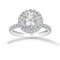 Anillo Oro Blanco 14k - 2.40 CTW Diamante de Laboratorio IGI
