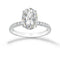 Anillo Oro Blanco 14k - 2.35 CTW Diamante de Laboratorio IGI