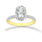 Anillo Oro 14k - 2.35 CTW Diamante de Laboratorio IGI